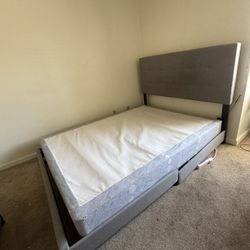 Twin Bed Frame And Box Spring 
