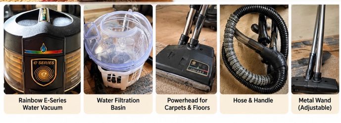 Rainbow E-Series Water Filtration Vacuum – Like New