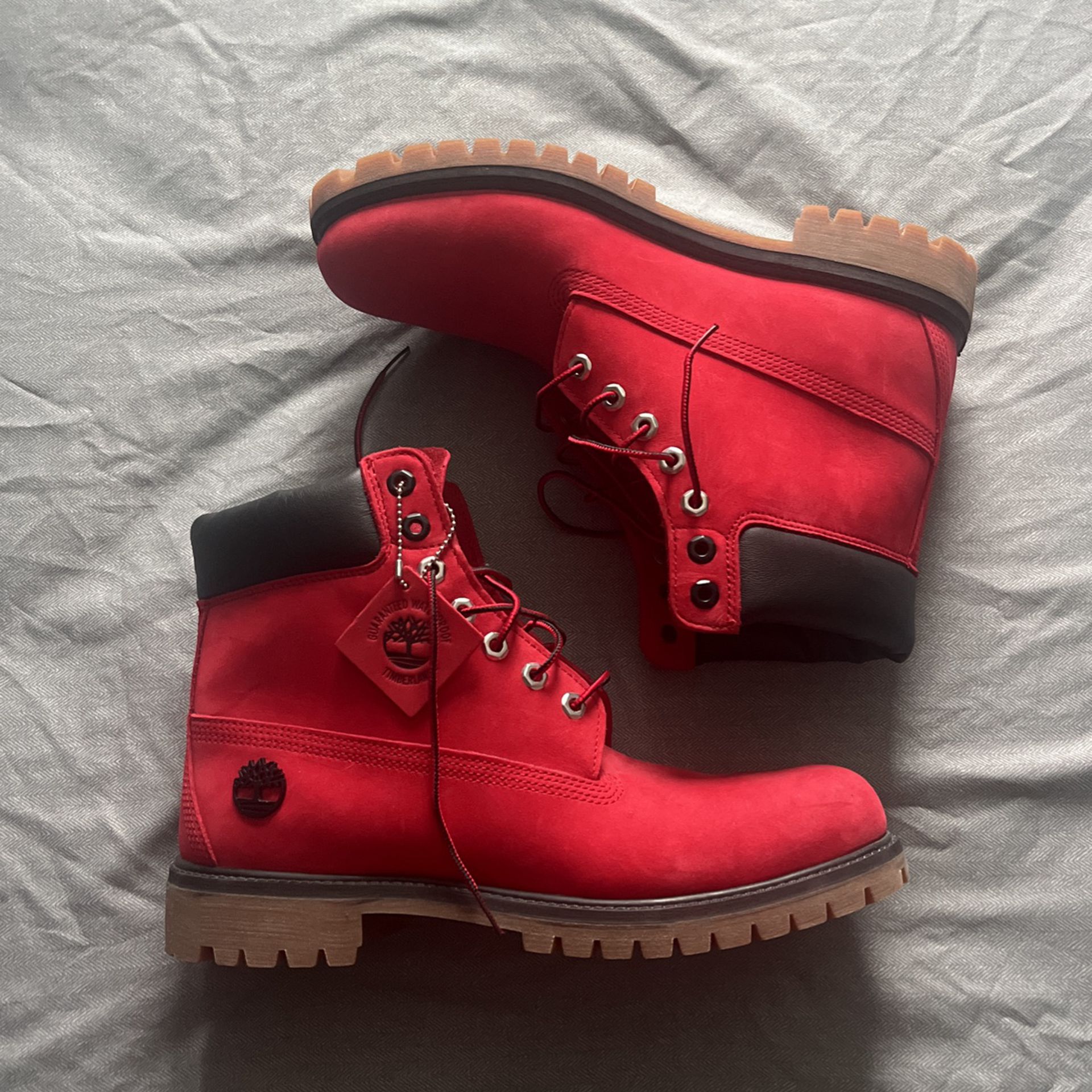 Mens Timberland 6” Premium Boot - Red