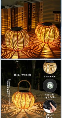 Solar lanterns (set of 2)