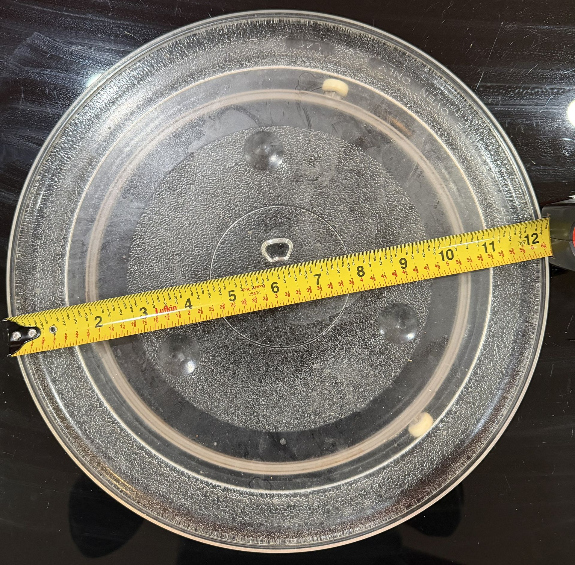 12" GE Microwave Glass Turntable Plate
