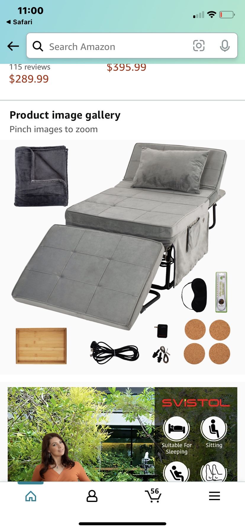 Convertible Sleeper Chair