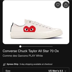 Converse Comme Des Garçons 