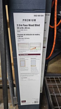 White blinds