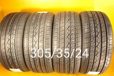 4 New Tires For Sale 305/35/24 We Service Motorcycle Tires