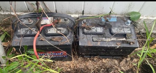 2 untested batteries as is