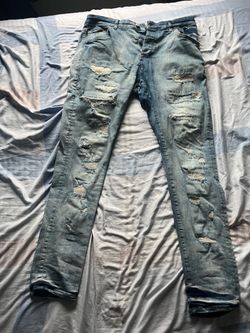 medium purple jeans