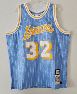 Mitchell & Ness Magic Johnson #32  Lakers Jersey XL 1984-85 Swingman Blue  NEW