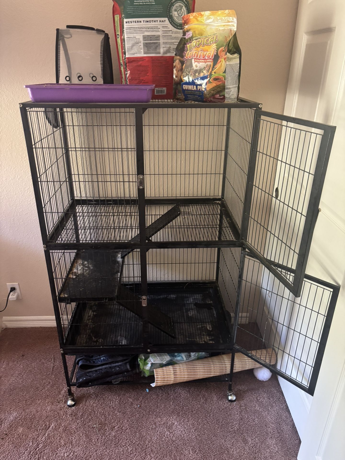 Two Story Animal Cage