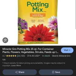 Potting Mix, Garden Soil, Compost