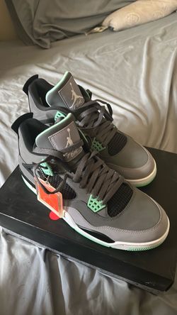 Air Jordan 4 Retro Green Glow/Cool Grey