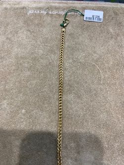 14KT Gold Box Bracelet