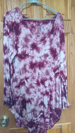 Torrid Long Tye Dye Shirt 
