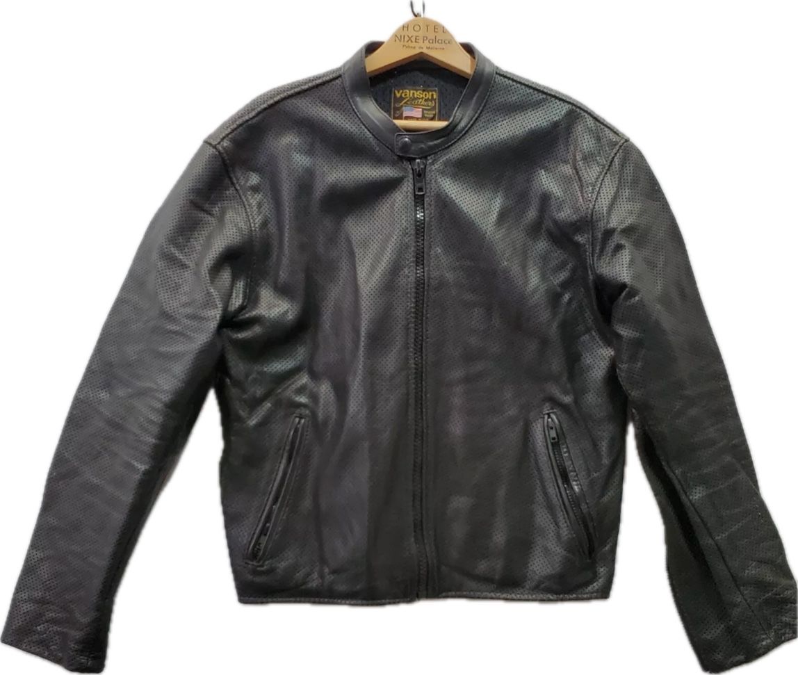 Vintage Vanson Perforated Leather