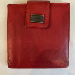 Ladies’ Red Leather Wallet (very soft leather)