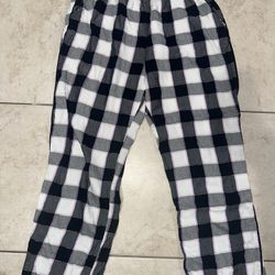 Victoria's Secret Black and White Checkered Pajama Pants