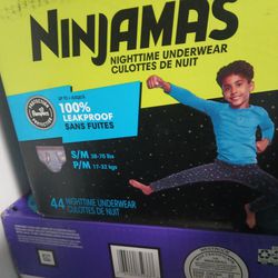 Ninjamas  Nightime Underwear .Boys