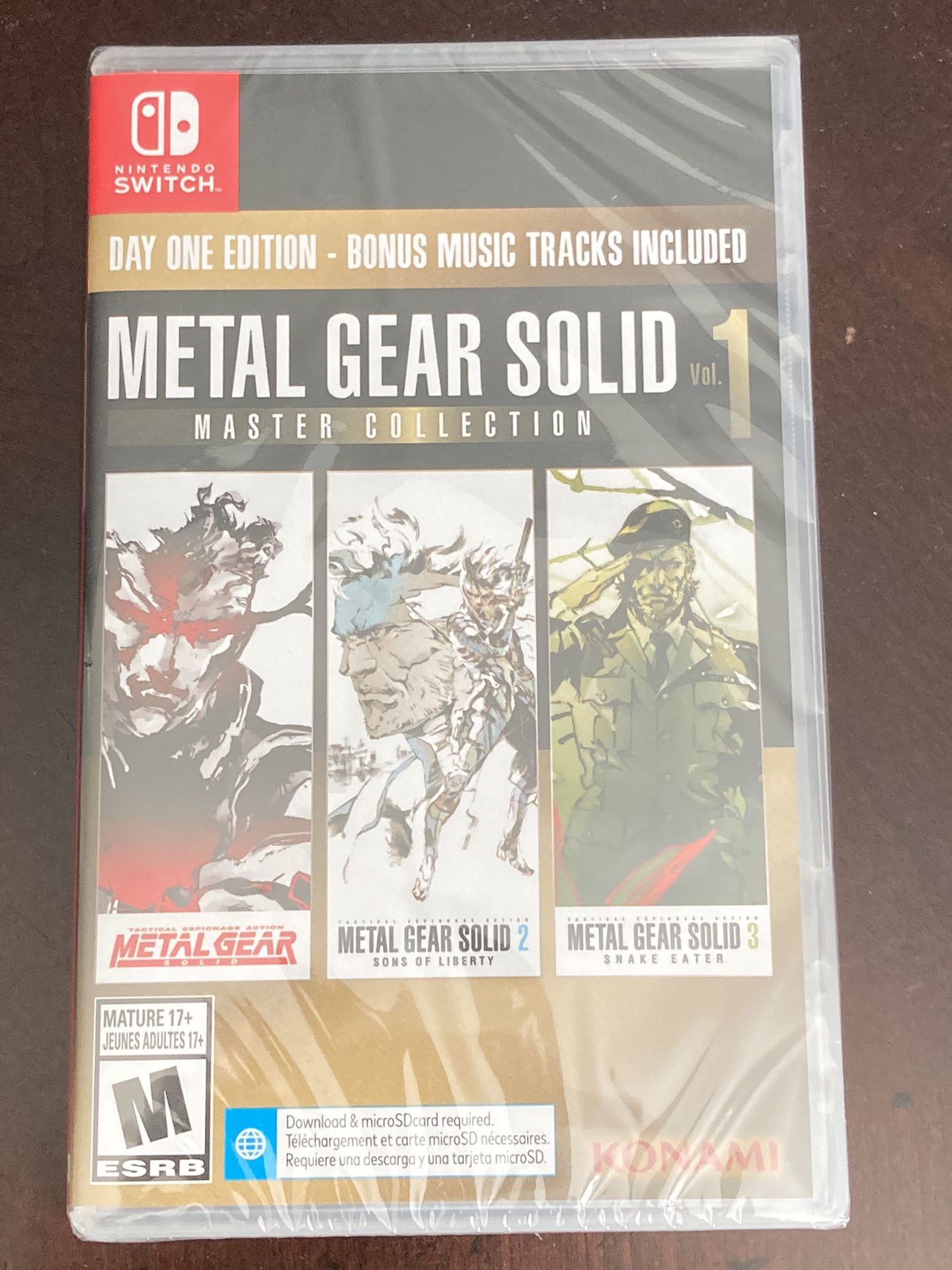 Metal Gear Solid Master Collection Vol. 1 Nintendo Switch Action Shooter Snake C