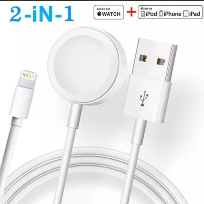 2in1 For Apple iPhone Charger & Apple Watch iWatch