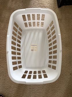 Target Brightroom 1.5 Bushel Plastic Laundry Basket - White (52.8L)