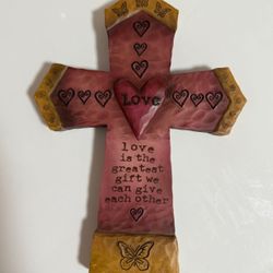 BLESSINGS LOVE Wall Cross 