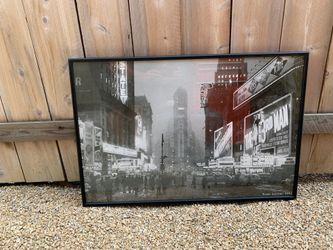New York Times Square picture frame 3’x2’