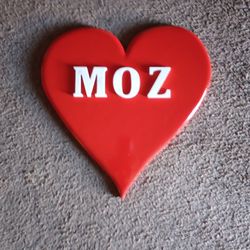 Moz / Morrissey Hearts Small Medium Large With LEDs 