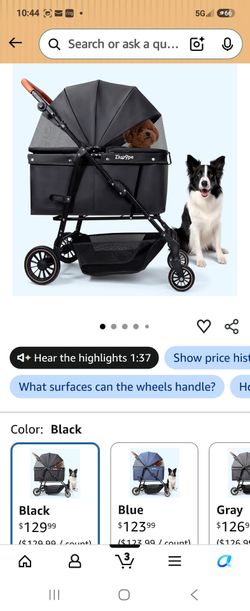 DOUBLE PETS STROLLER