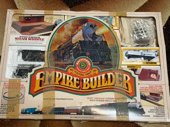 1980 Bachmann 290 Empire Builder HO Scale Electric Train Set Double Oval Track