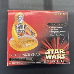 STAR WARS INTEX INFLATABLE C-3PO JUNIOR CHAIR EPISODE1 DARTH VADER HAN SOLO