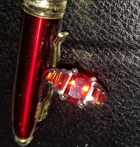 Ruby Ring 925 stamped
