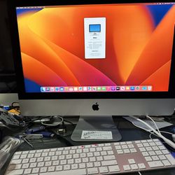 iMac Retina 4K, 21.5-inch, 2017 Processor 3 GHz Quad-Core Intel Core i5