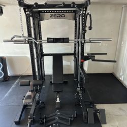 Smith Machine 500 | Adjustable Bench | 245lb Cast Iron Olympic Weights | 7ft Olympic Bar | Fitness | Gym Equipment | FREE DELIVERY/INSTALLATION 🚚 🛠️