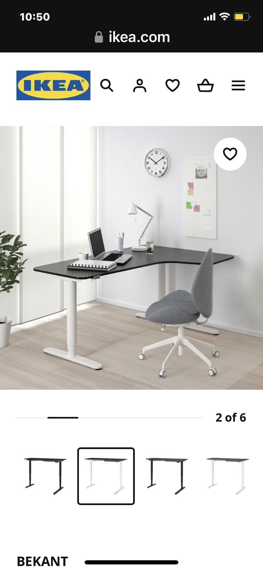 Ikea Bekant Standing Desk