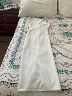 Windsor White Cross-Front Maxi Dress size Xs