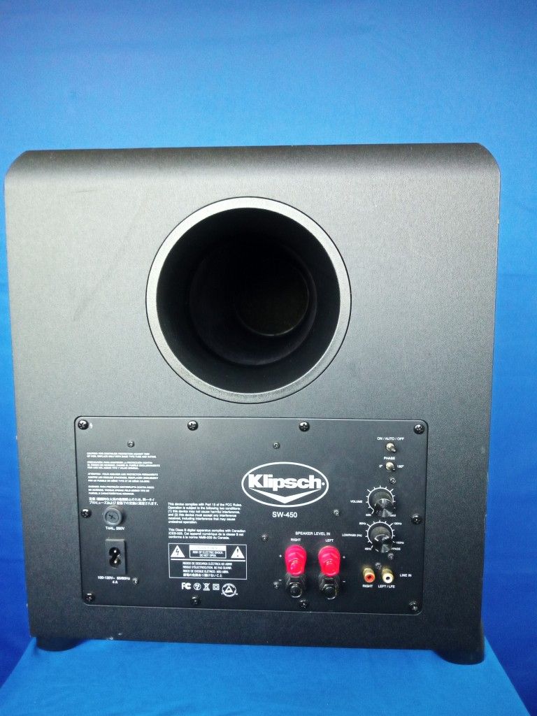 Klipsch Sw-450 Powered Subwoofer Home Theater