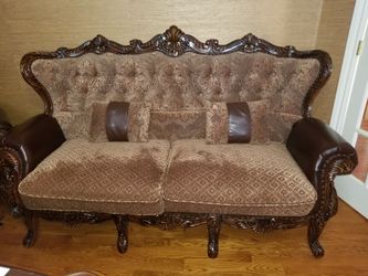 2 sofas and 1 chair