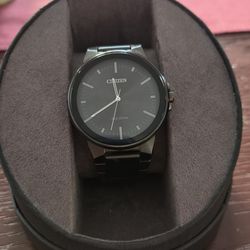 Men's Eco-Drive Axiom Gray Stainless Steel Bracelet Watch 41mm