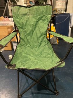 Green outdoor / camping chair