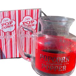 Popcorn Jar and Individual Popcorn Containers