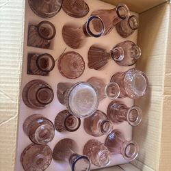 22 Pink Vintage Stem Based