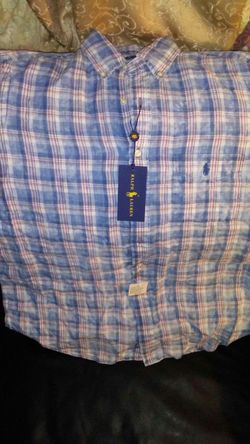 new with tags button down polo shirt