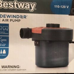 Bestway Sidewinder AC Air Pump – Powerful Electric Inflator/Deflator – 110-120V