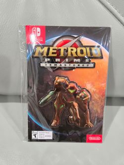 NEW Nintendo Rewards Metroid Prime Remastered Pin Set of 2 Game Logo Samus Metal Back