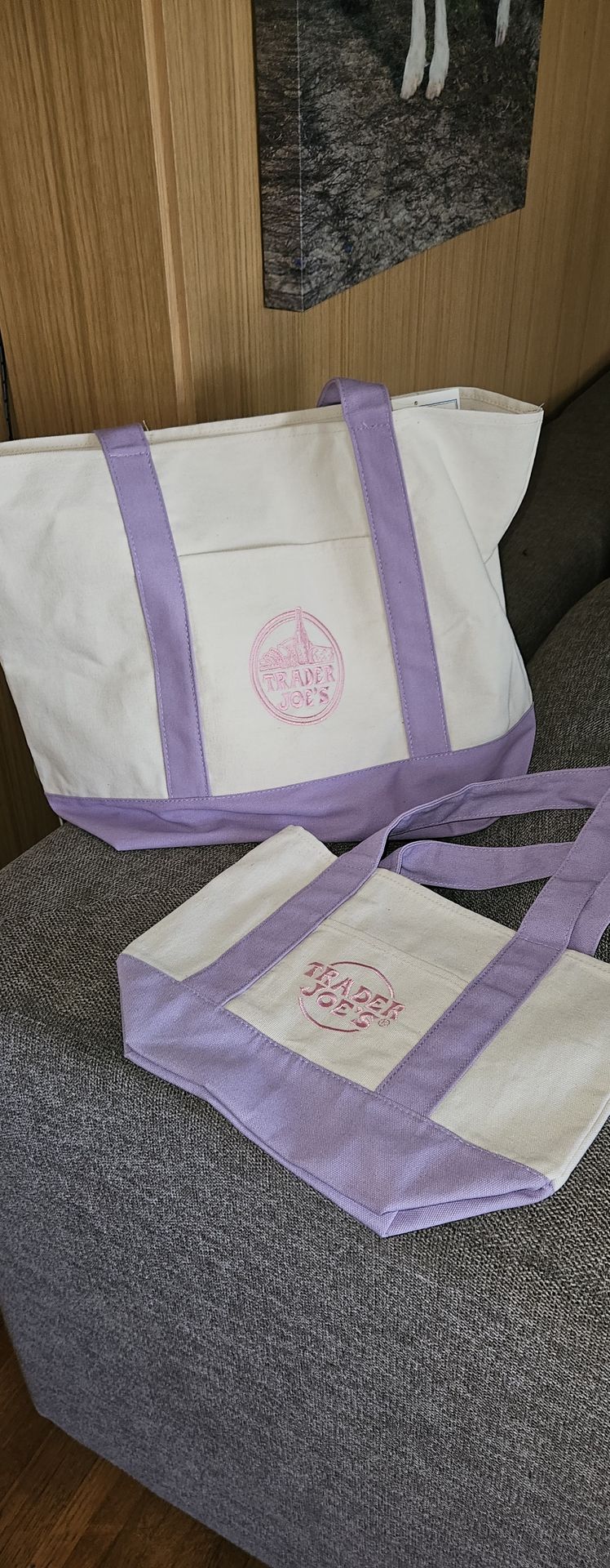 Trader Joe's tote bags