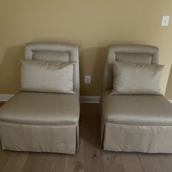 Marge Carson Chairs (pair) 