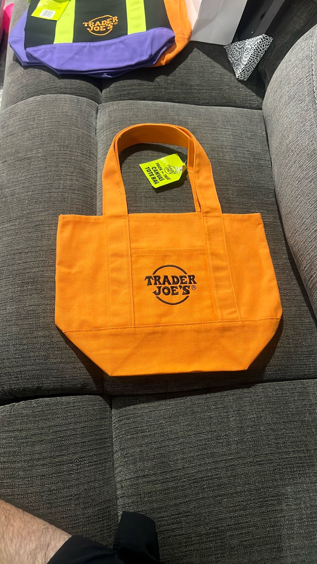 TRADER JOE’S TRICK OR TREAT CANVAS TOTE BAG