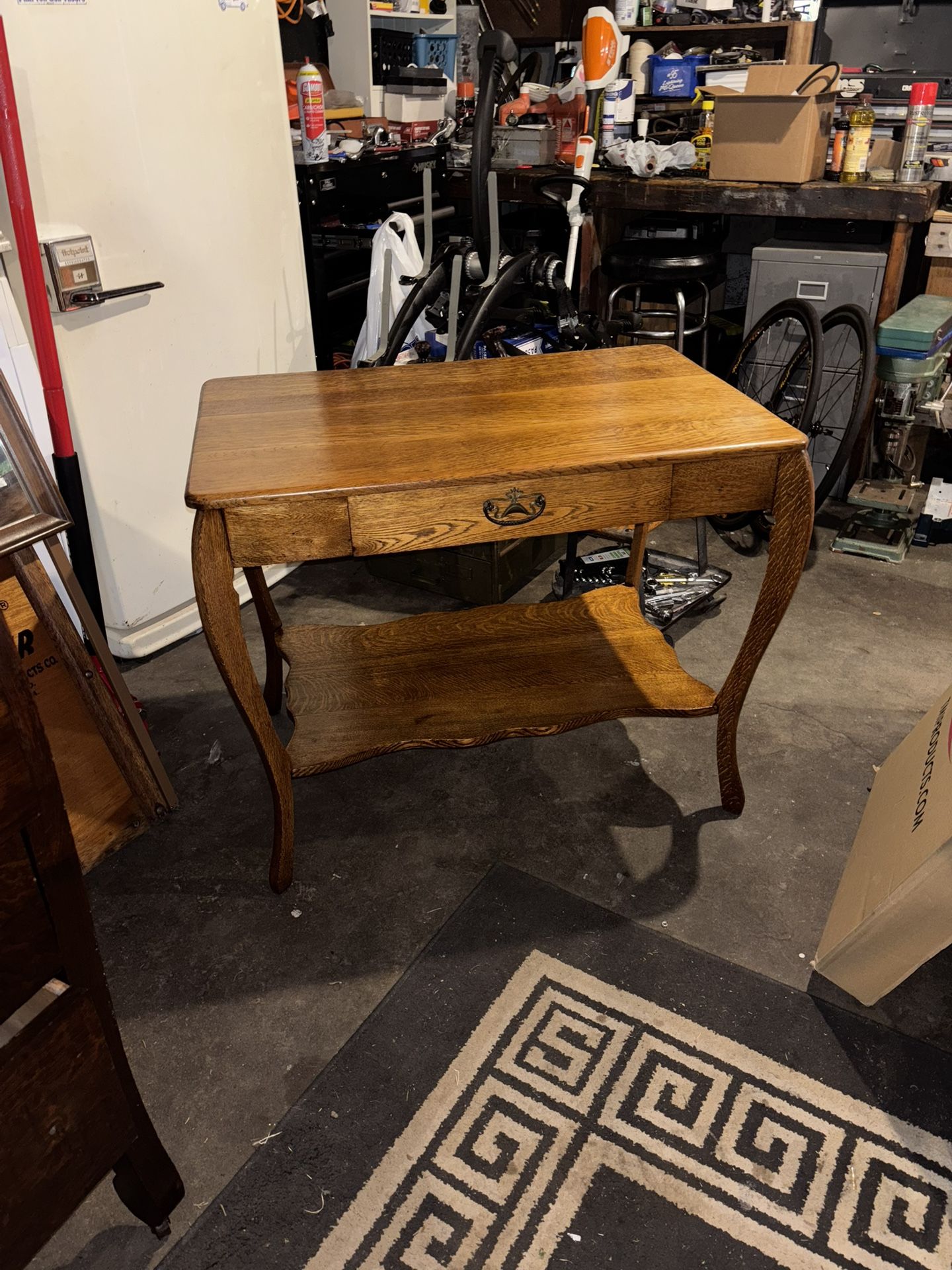 Late 1800s Tiger Oak Desk