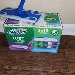 Swiffer With Wet Cloths