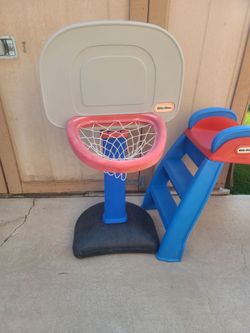 Little Tikes basketball hoop or slide